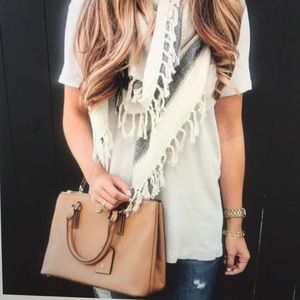 Tory Burch mini Robinson double zip tote